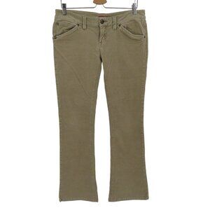 Union Bay Juniors 13 Beige Tan Corduroy Bootcut Pants Jeans Has Pockets Y2K 2001